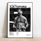 Black & White Fighter Canvas Posters — Unframed