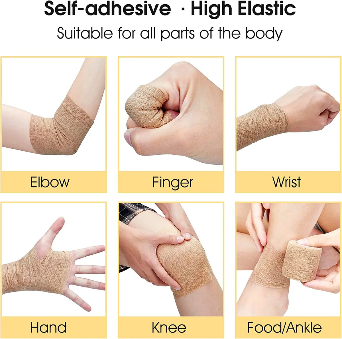 Self-Adherent Elastic Wrap — 4.5 m