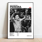 Black & White Fighter Canvas Posters — Unframed