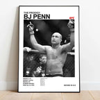 Black & White Fighter Canvas Posters — Unframed