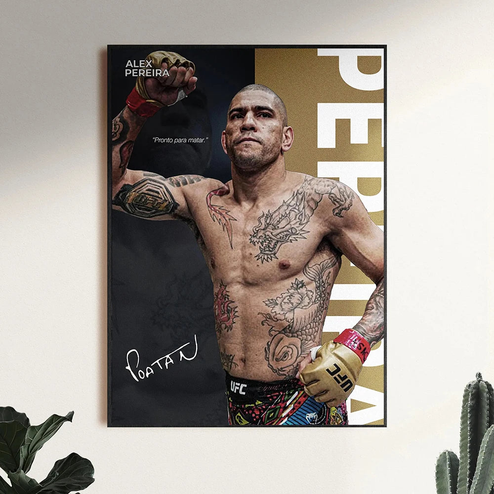 Fighter Legends Canvas Posters — Unframed