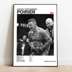 Black & White Fighter Canvas Posters — Unframed