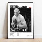 Black & White Fighter Canvas Posters — Unframed