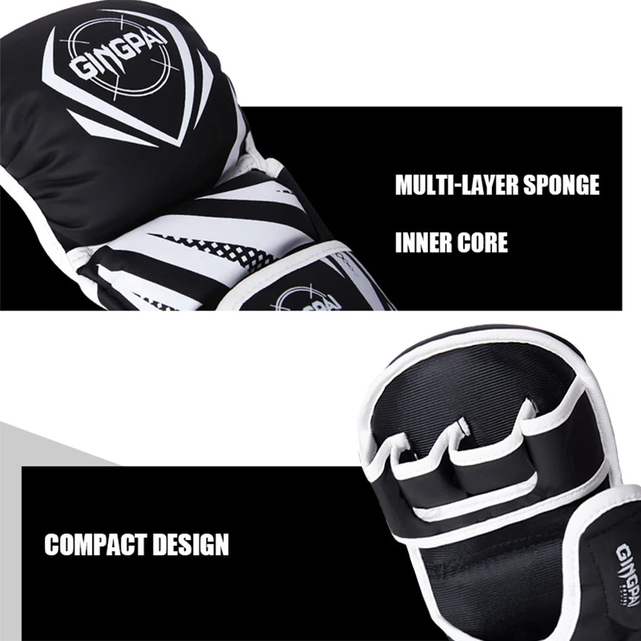 GINGPAI G-24152 Half-Finger MMA Gloves