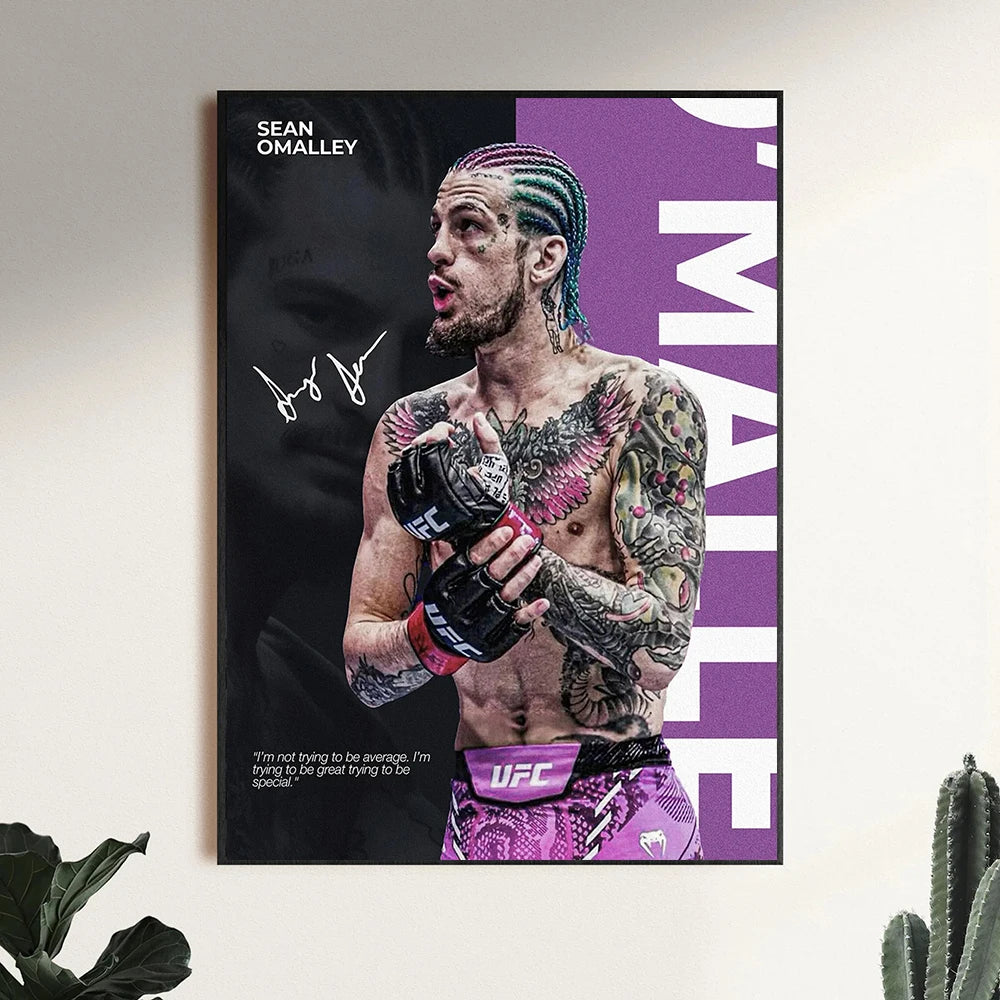 Fighter Legends Canvas Posters — Unframed