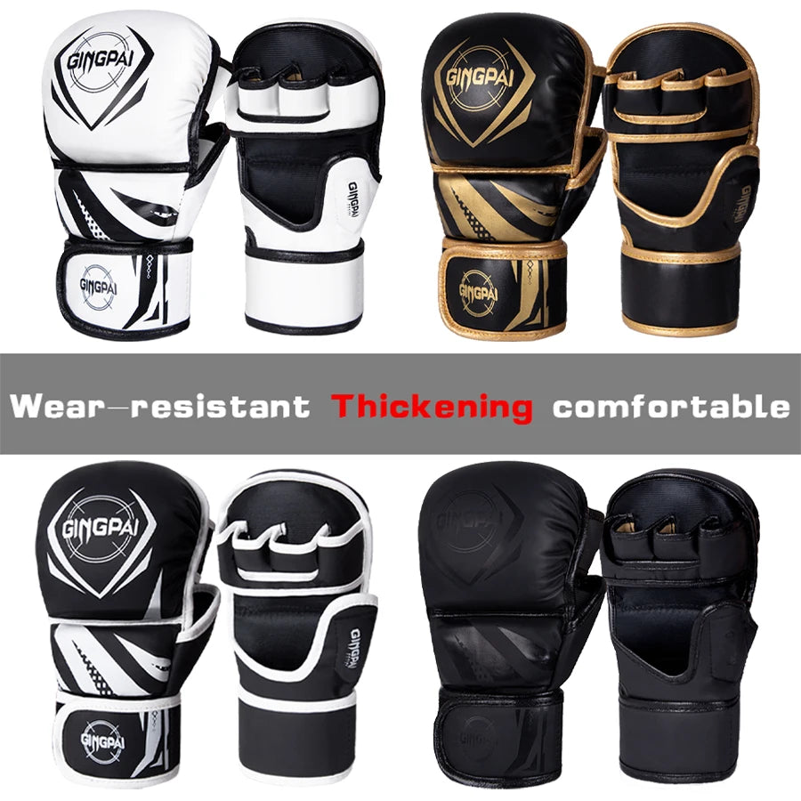 GINGPAI G-24152 Half-Finger MMA Gloves