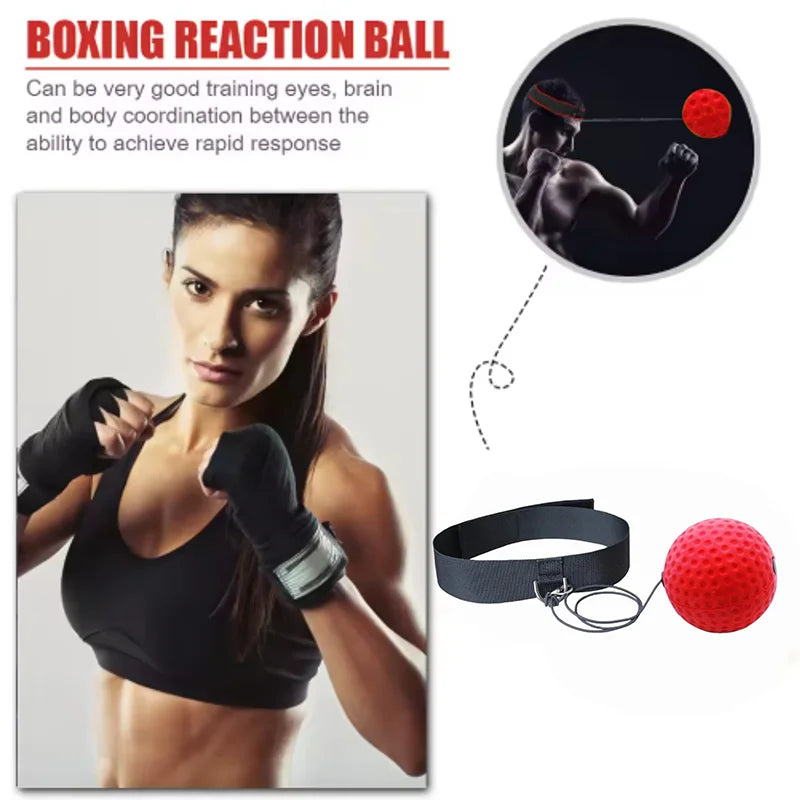 Boxing Reflex Ball with Headband